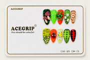 ACEGRIP Jade Mushroom, style AN8052, complete 10-nail set on its presentation card
