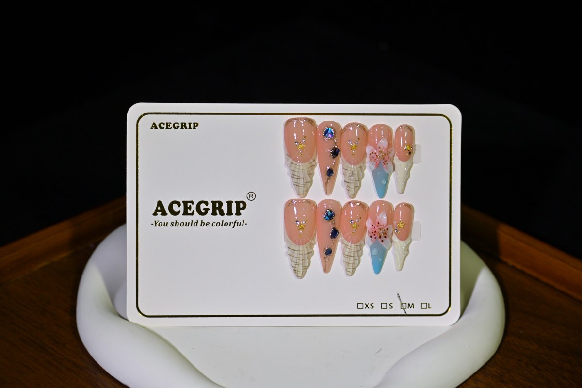 ACEGRIP Blush Check Petals, style AN8077, original product photograph