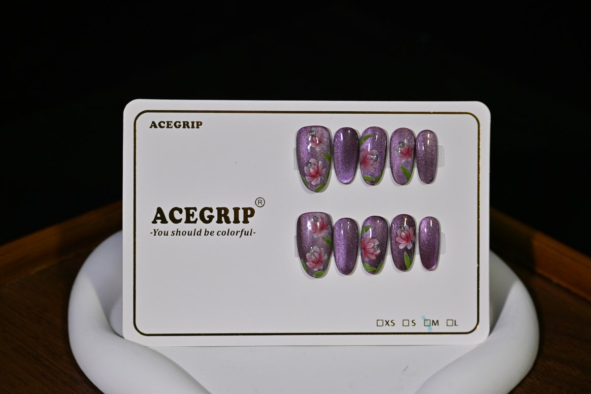 ACEGRIP Violet Petals, style BF4005, original product photograph