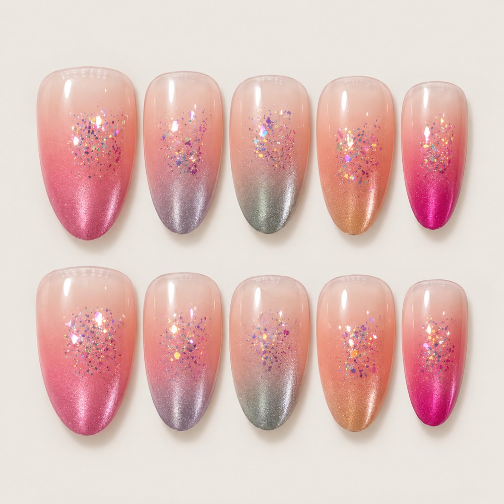 Rose Fade - Pink Ombre Press-On Nails