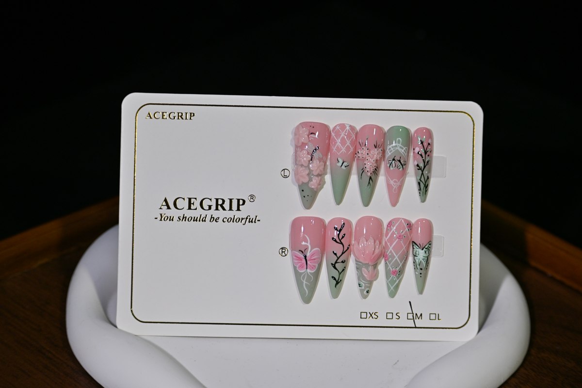 ACEGRIP Rose Petal Checks, style BF4059, original product photograph