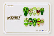 ACEGRIP Jade Candy, style DC6013, complete 10-nail set on its presentation card