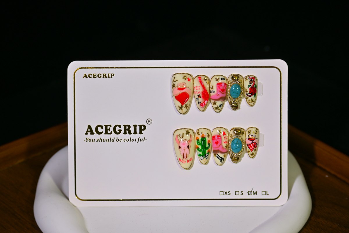 ACEGRIP Cream Western, style DC6039, original product photograph