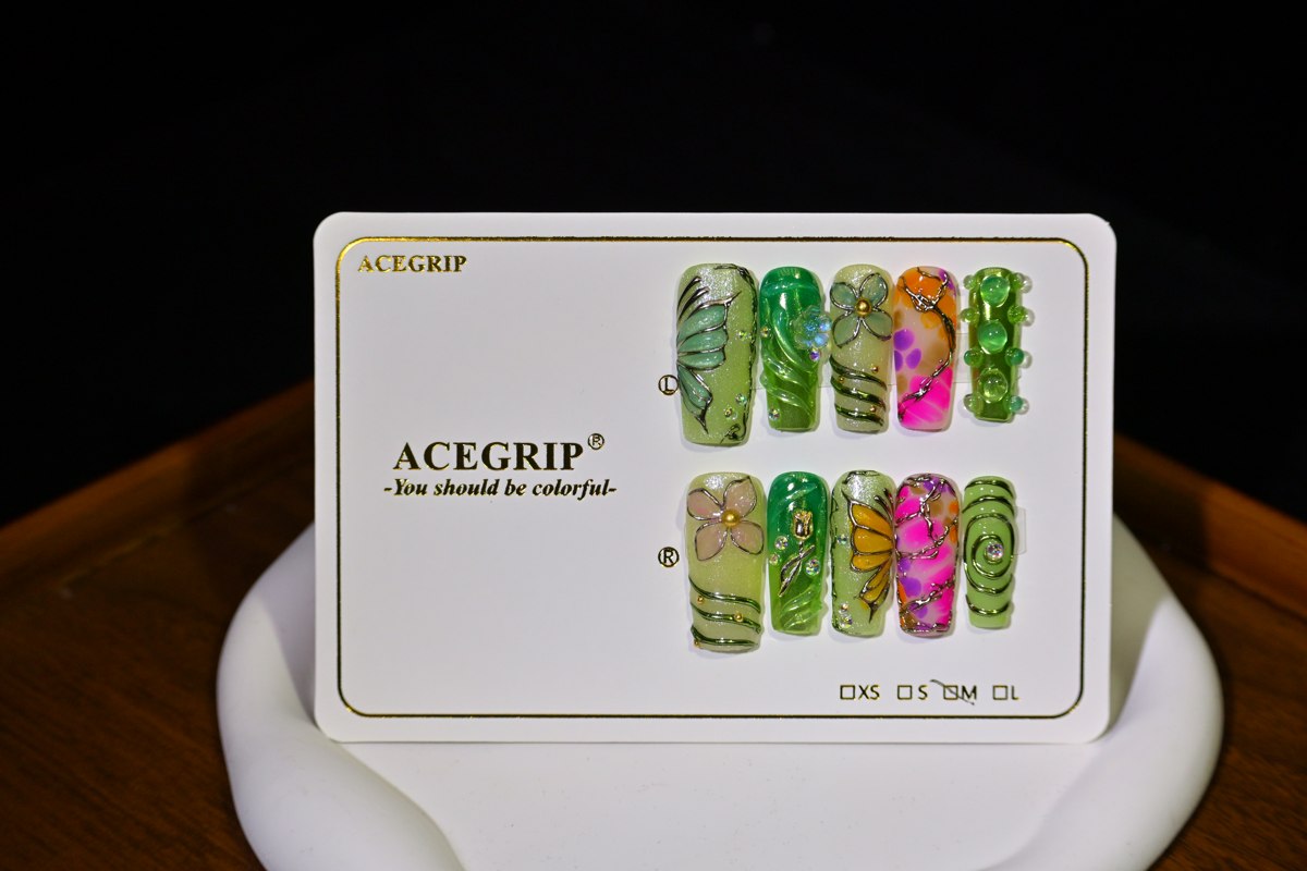 ACEGRIP Jade Floral, style DX7009, original product photograph