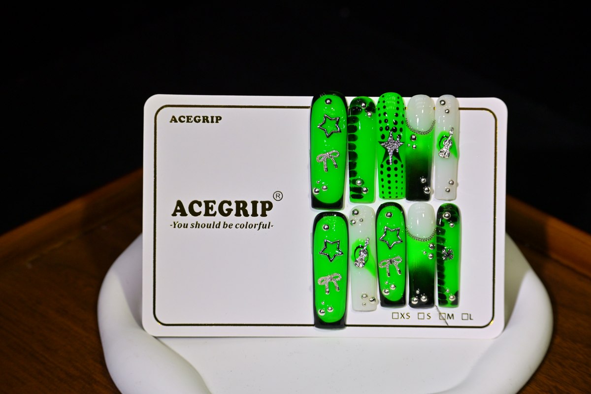 ACEGRIP Lime Starlight, style DX7012, original product photograph