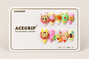 ACEGRIP Rose Expressions Fruit Market, style DX7025, complete 10-nail set on its presentation card