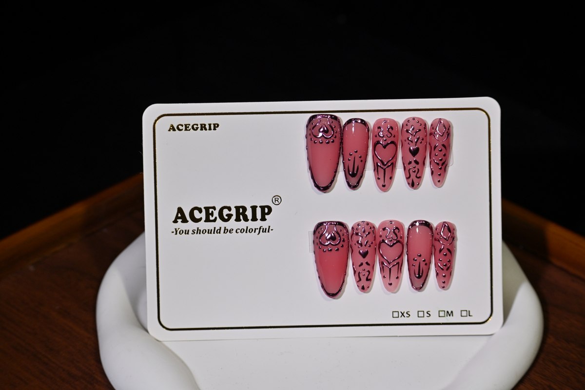 ACEGRIP Rose Heart Linework, style DX7060, original product photograph