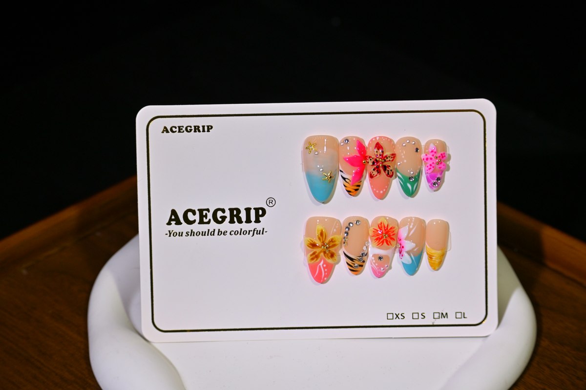 ACEGRIP Blush Petal Zebra, style DX7074, original product photograph