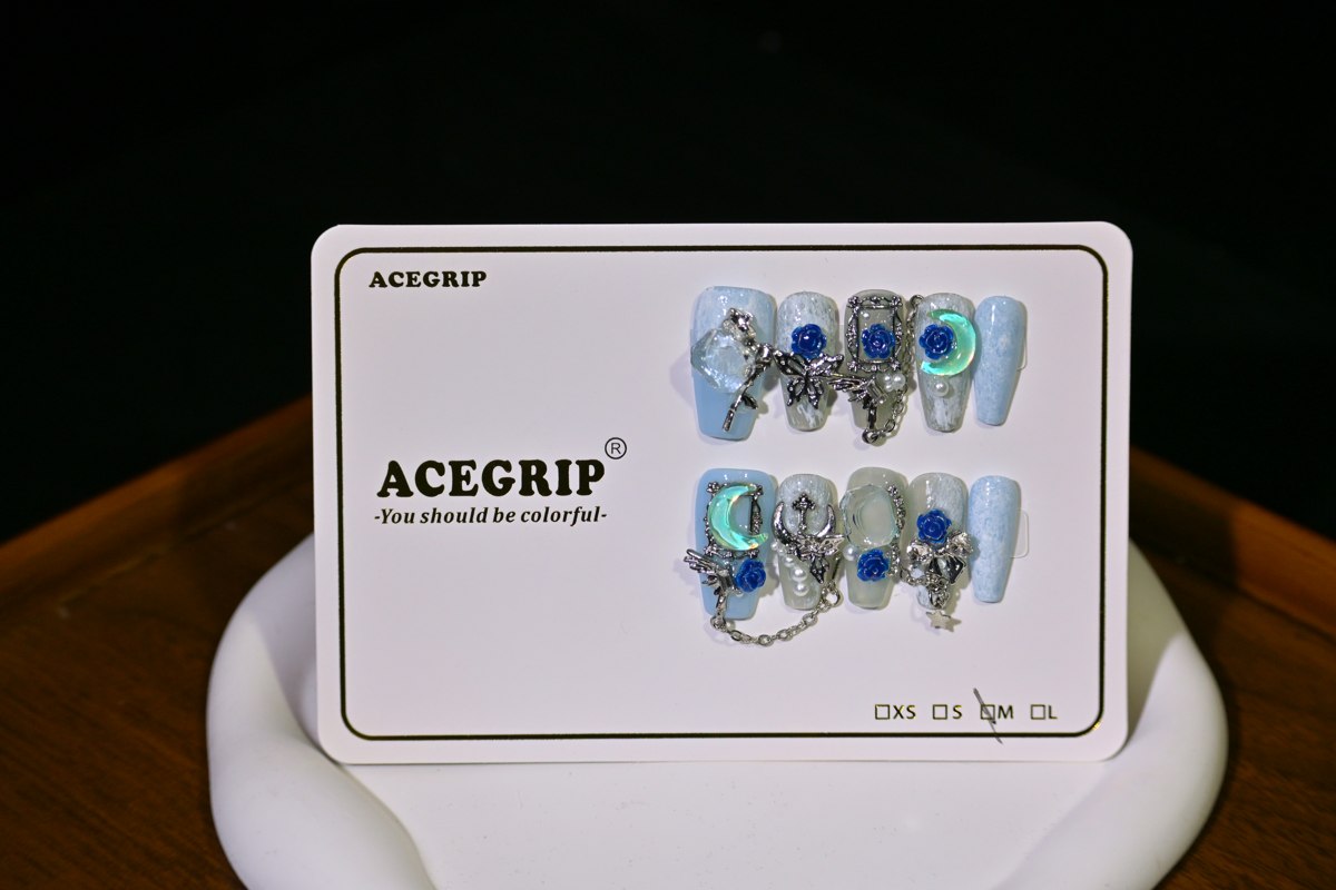 ACEGRIP Azure Roses, style DX7080, original product photograph