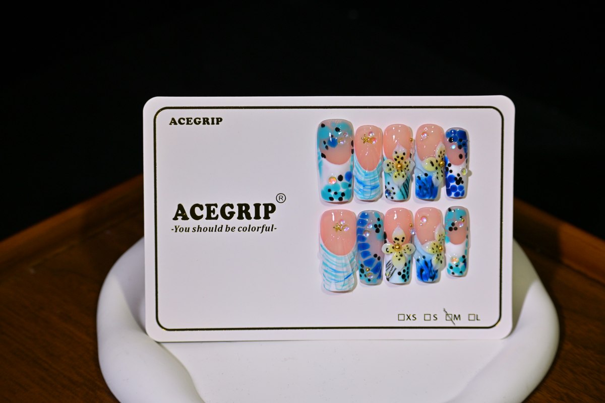 ACEGRIP Blush Petal Spotted, style DX7113, original product photograph