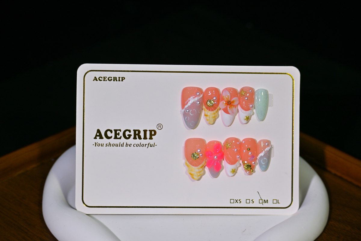 ACEGRIP Blush Seaside Shells, style FD9004, original product photograph