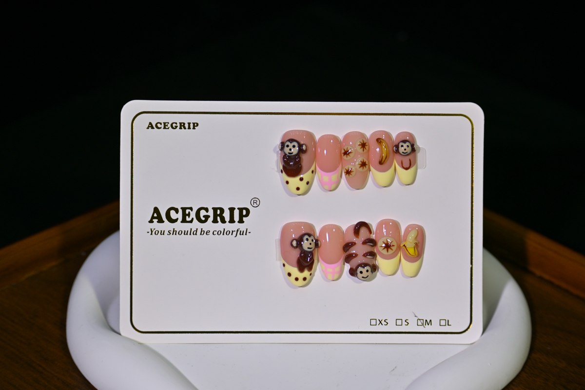 ACEGRIP Blush Monkey Banana, style FD9037, original product photograph