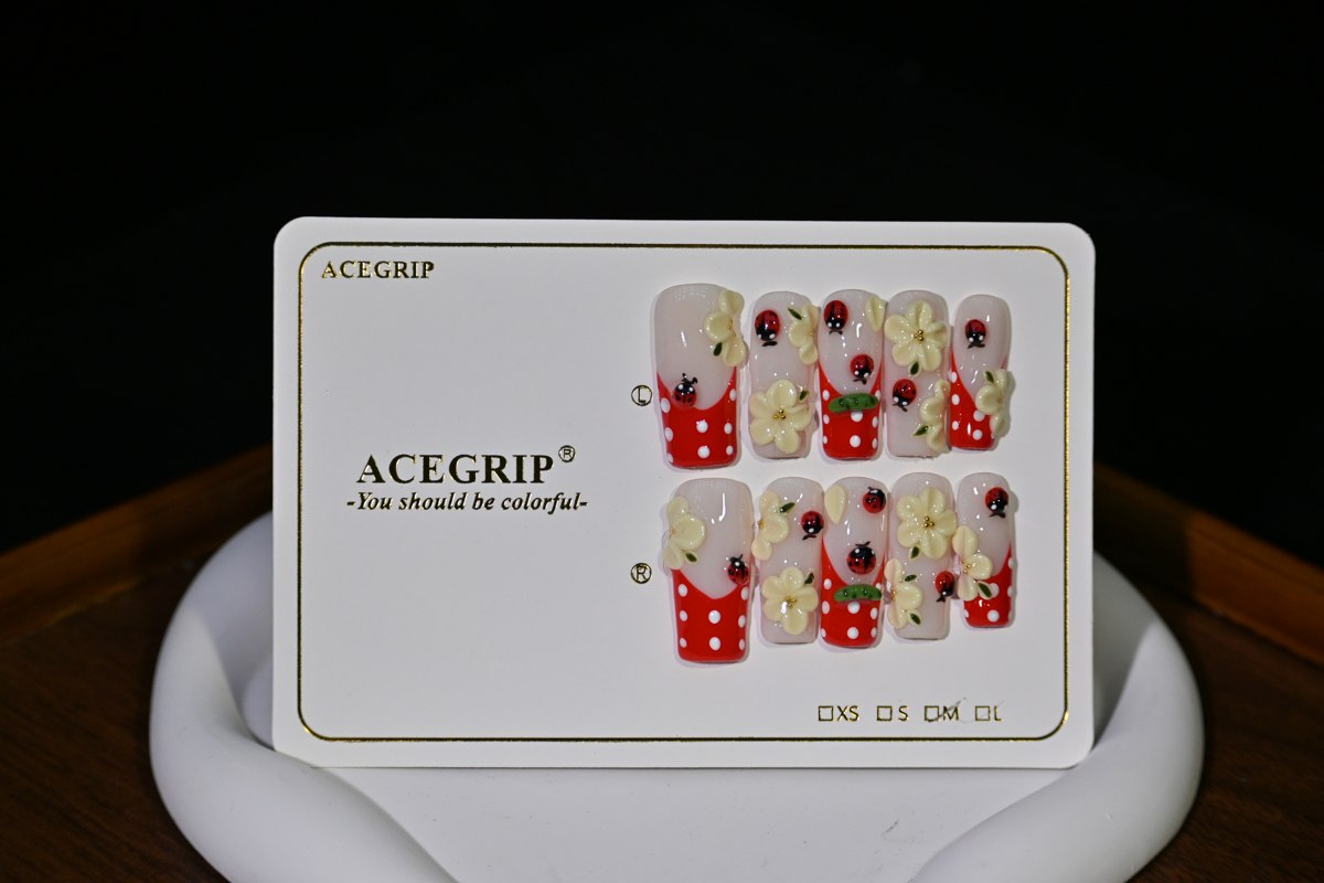 ACEGRIP Blush Bloom Ladybug, style FD9068, original product photograph