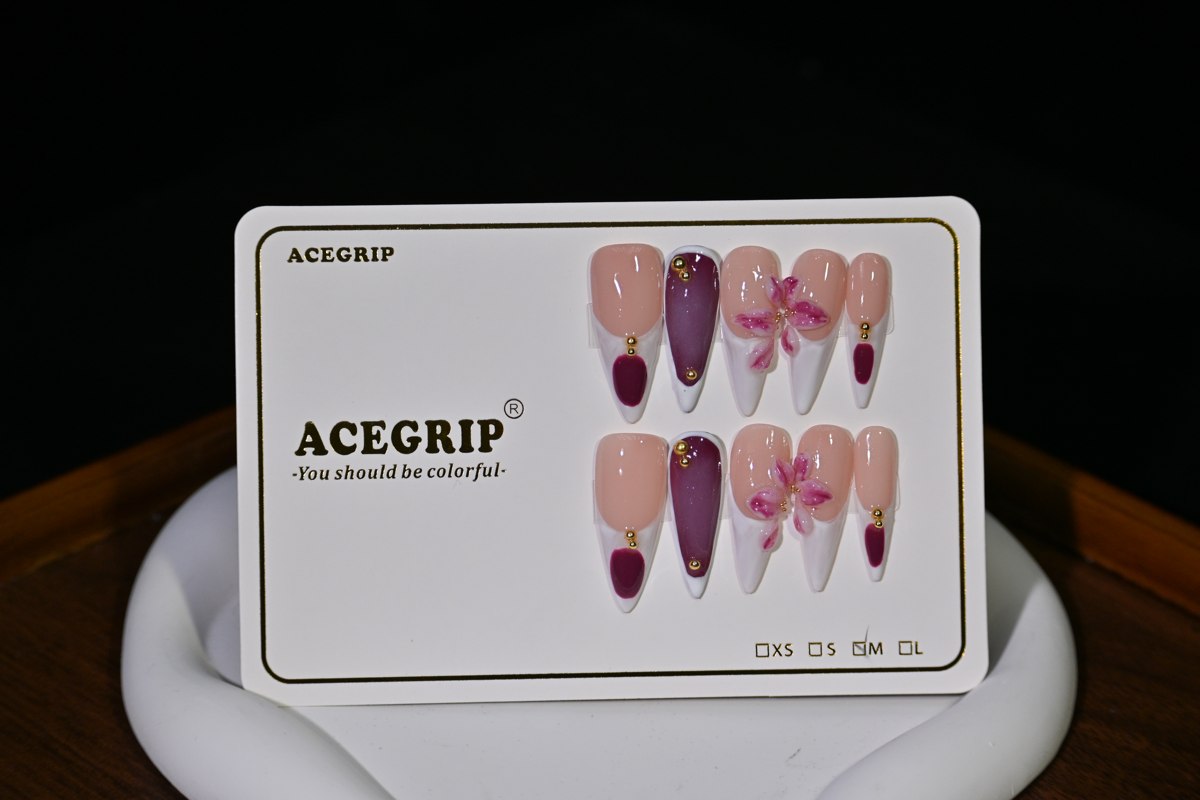 ACEGRIP Blush Floral French, style FD9076, original product photograph