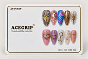 ACEGRIP Rose Moonlight Gaze, style GH14024, complete 10-nail set on its presentation card