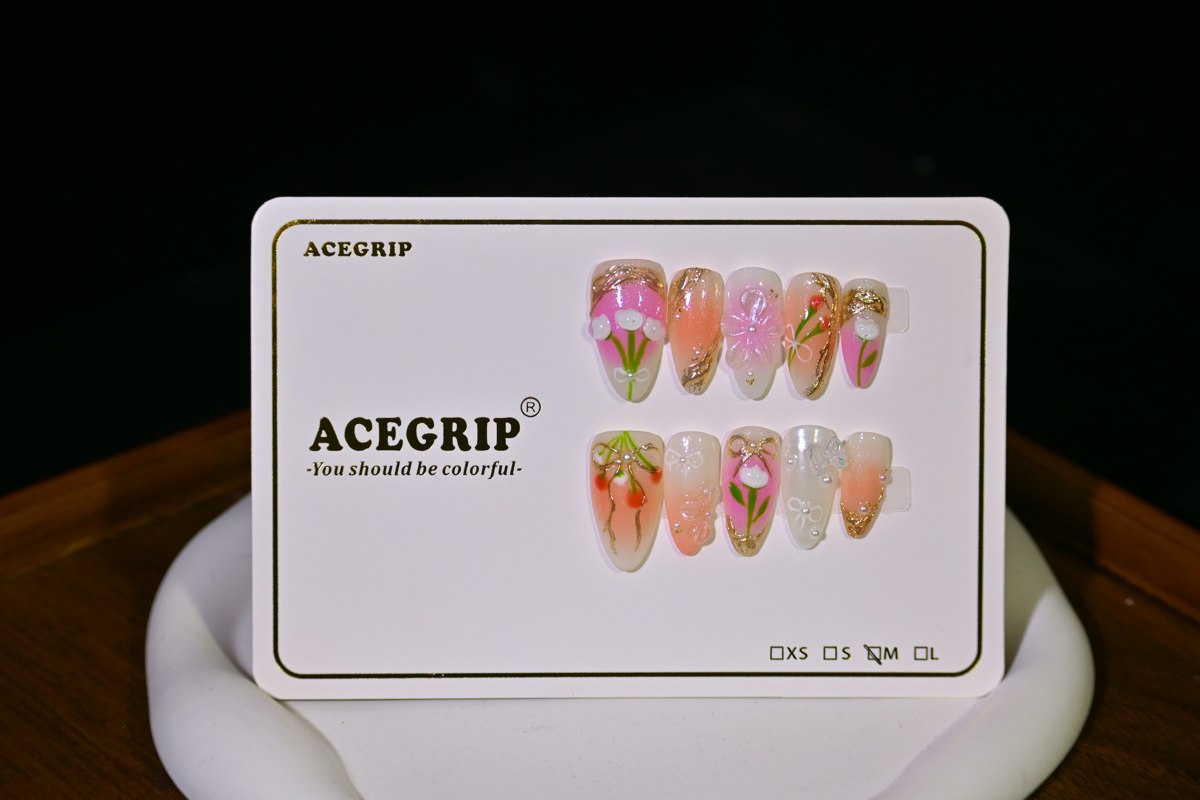 ACEGRIP Blush Petal Foliage, style HM5010, original product photograph