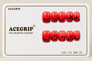 ACEGRIP Scarlet Tips, style HM5042, complete 10-nail set on its presentation card