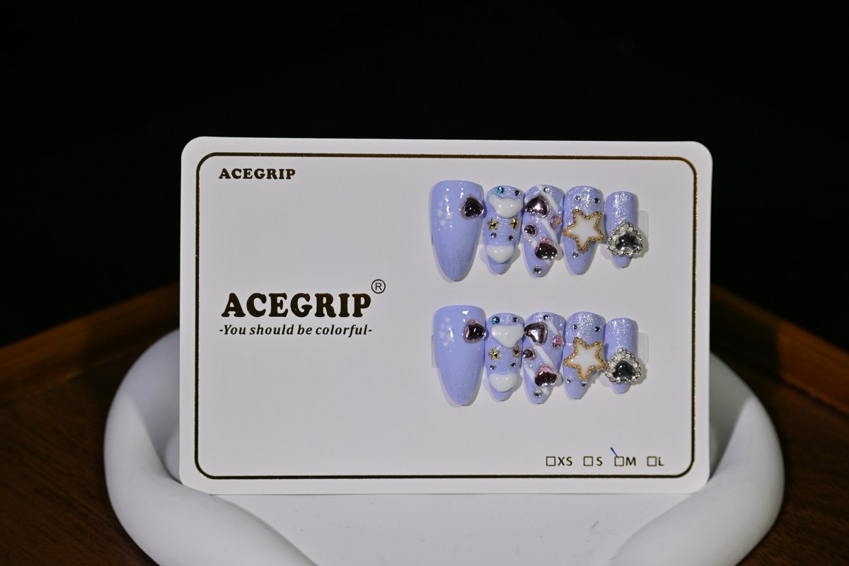 ACEGRIP Violet Hearts, style JH13032, original product photograph