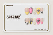 ACEGRIP Rose Constellation, style WE16016, complete 10-nail set on its presentation card