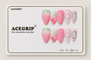 ACEGRIP Rose Fruit Market Cherry, style XH3010, complete 10-nail set on its presentation card