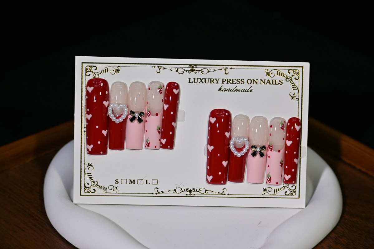 ACEGRIP Blush Heart Berry, style XH3035, original product photograph