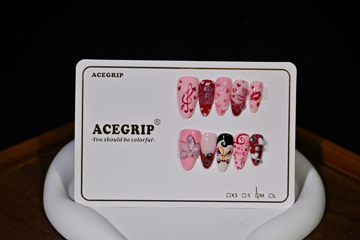 ACEGRIP Rose Heart Kisses, style XQ2020, original product photograph
