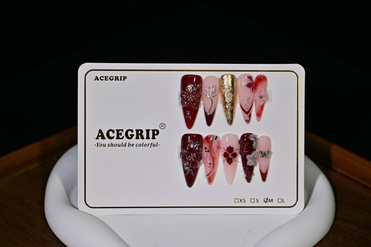 ACEGRIP Scarlet Petal Leaves, style XQ2029, original product photograph