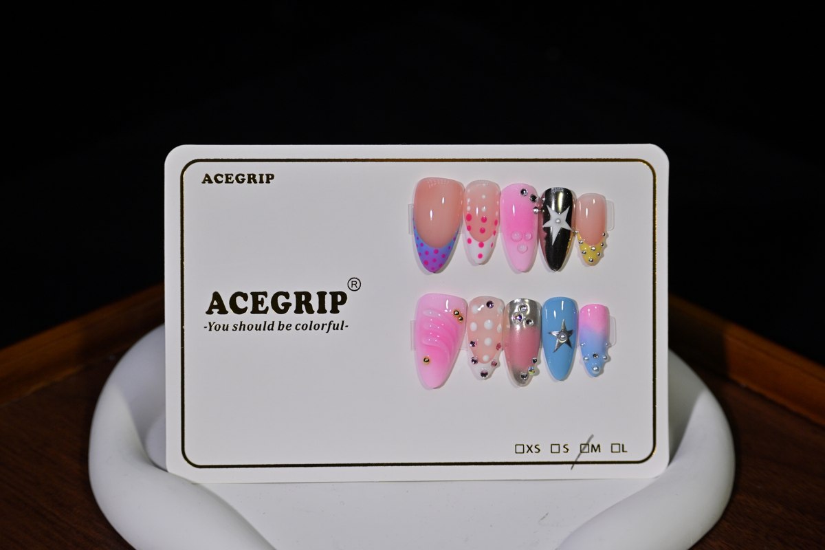 ACEGRIP Blush Polka Starlight, style XQ2040, original product photograph